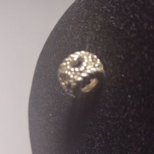 Judith Ripka SS Cut Out Heart Slider Bracelet Charm